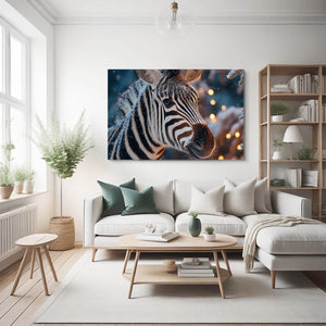 Chrismas Zebra Wall Decor