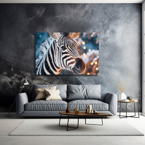 Chrismas Zebra Wall Decor