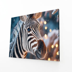 Chrismas Zebra Wall Decor
