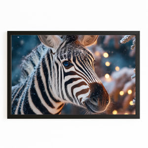 Chrismas Zebra Wall Decor