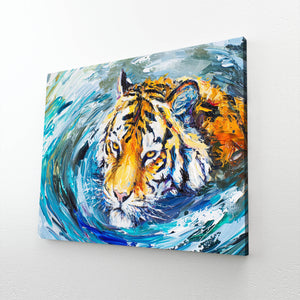 Chubby Face Tiger Art | MusaArtGallery™