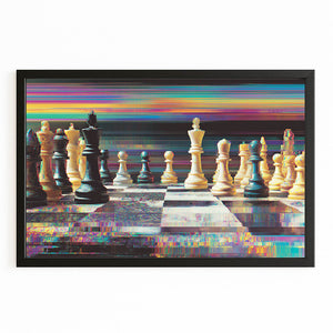 Cinematic Chess Board Art