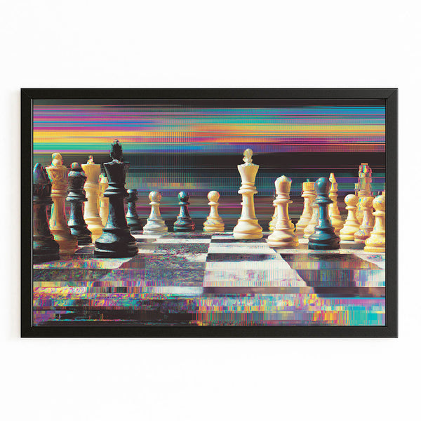 Cinematic Chess Board Art
