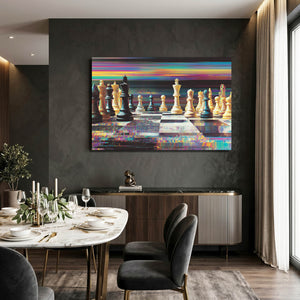 Cinematic Chess Board Art