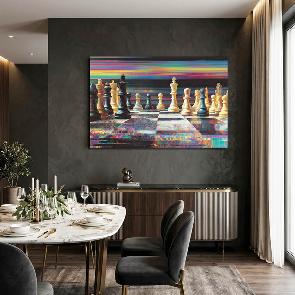 Cinematic Chess Board Art
