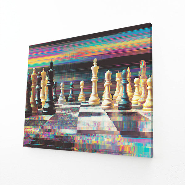 Cinematic Chess Board Art