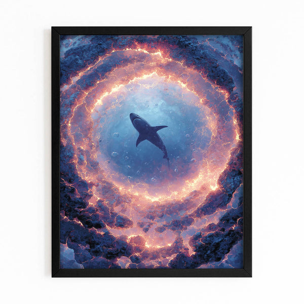 Circle Shark Art
