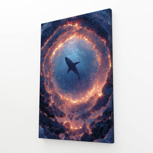 Circle Shark Art