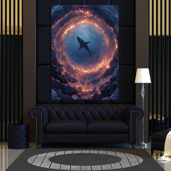 Circle Shark Art