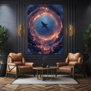 Circle Shark Art