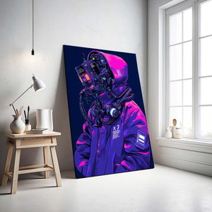Circuit Ghost Cyberpunk Art | MusaArtGallery™