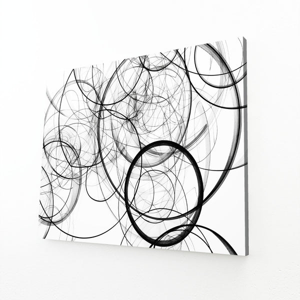 Circular Chaos Line Art | MusaArtGallery™