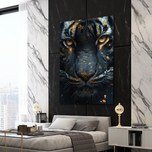 Gold and Black Tiger Art | MusaArtGallery™