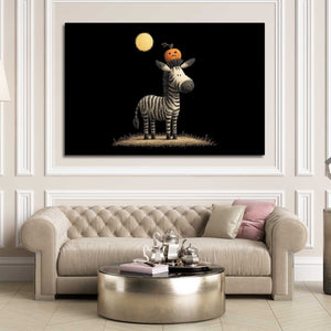 Circus Zebra Canvas