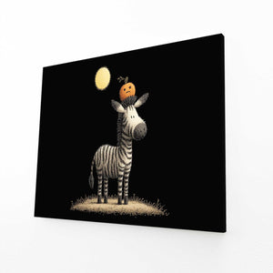 Circus Zebra Canvas