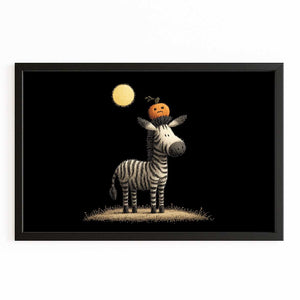 Circus Zebra Canvas