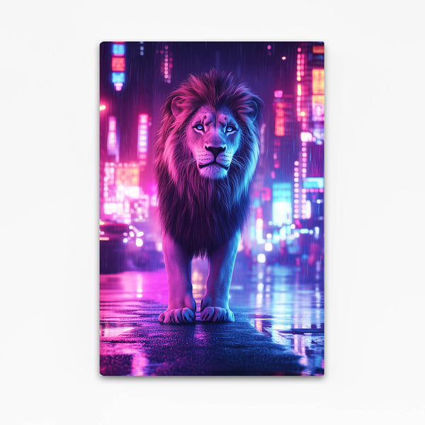 City Lights Lion Wall Art | MusaArtGallery™