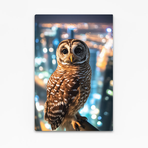 City Owl Wall Art