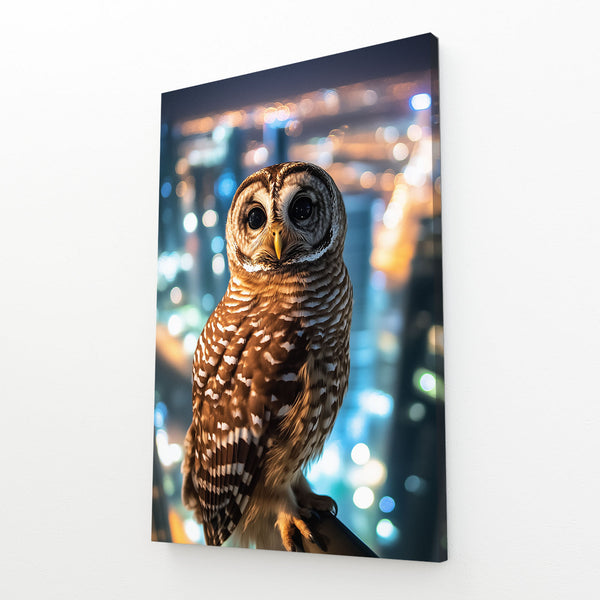 City Owl Wall Art