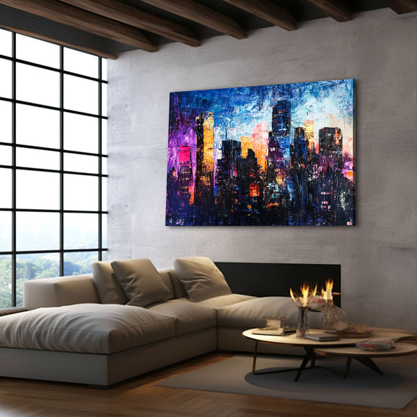 Cityscape Abstract Art | MusaArtGallery™