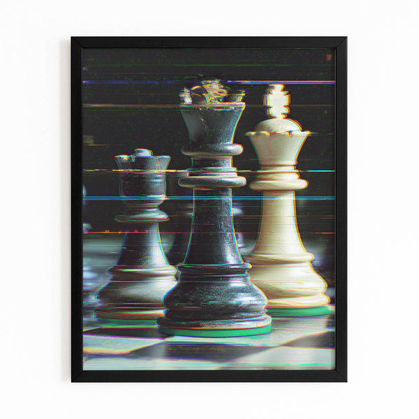 Classic Chess Piece Wall Art