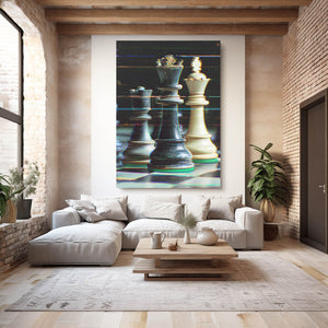 Classic Chess Piece Wall Art