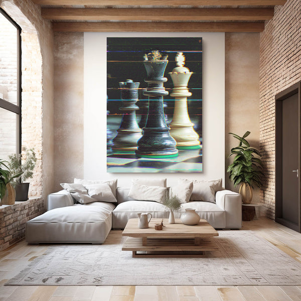Classic Chess Piece Wall Art
