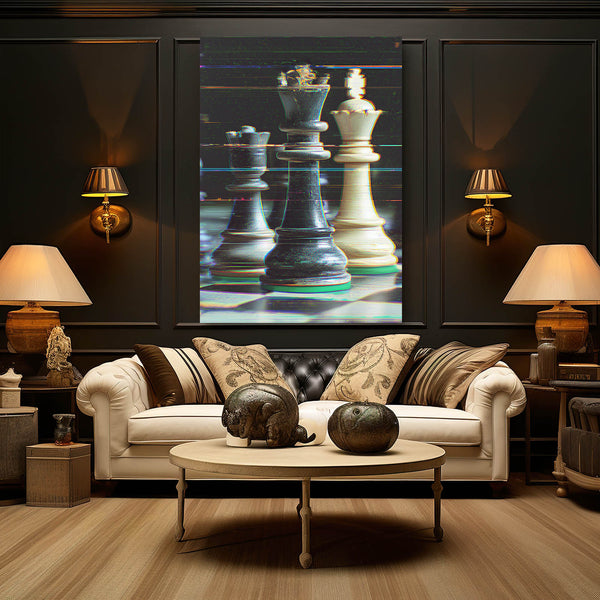 Classic Chess Piece Wall Art