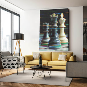 Classic Chess Piece Wall Art