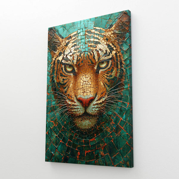 Turquoise Tiger Wall Art | MusaArtGallery™