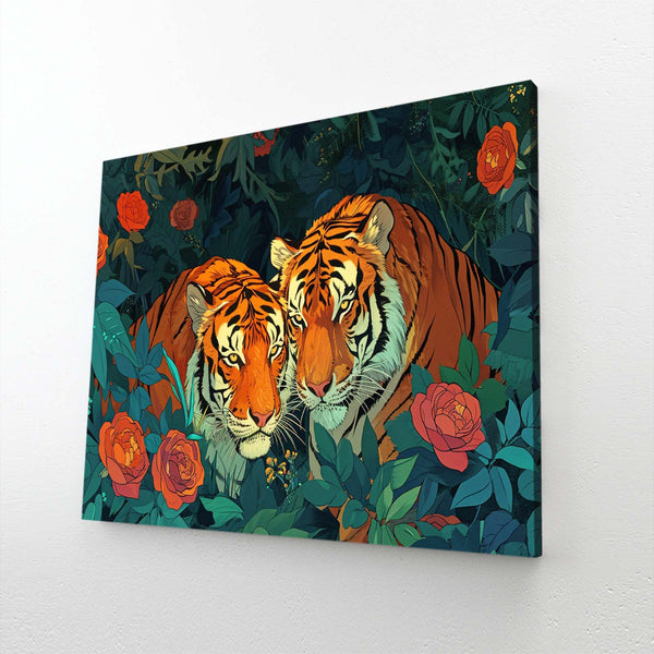 Couple Tiger Wall Art | MusaArtGallery™