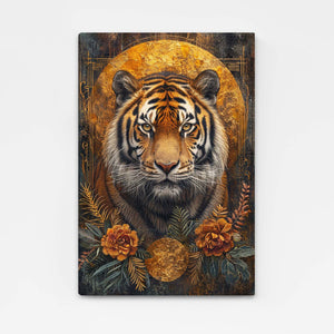 Floral Tiger Art | MusaArtGallery™
