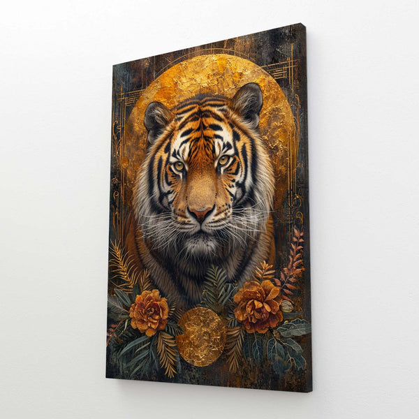 Floral Tiger Art | MusaArtGallery™