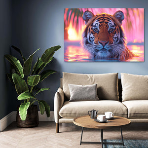 Famous Art Tiger Face | MusaArtGallery™