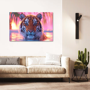 Famous Art Tiger Face | MusaArtGallery™