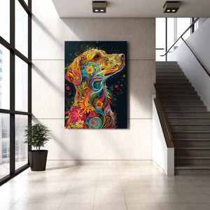 Clored Dog Art