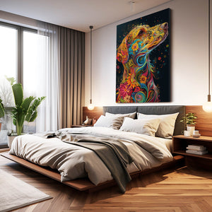 Clored Dog Art