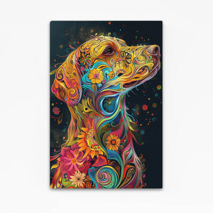 Clored Dog Art