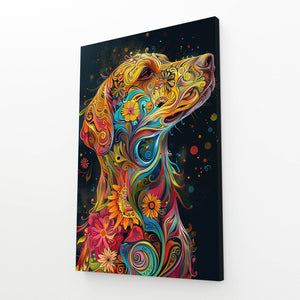 Clored Dog Art