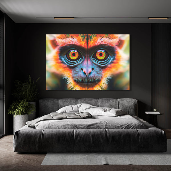 Close Up Cool Monkey Artwork