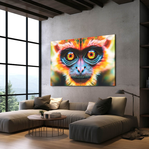 Close Up Cool Monkey Artwork