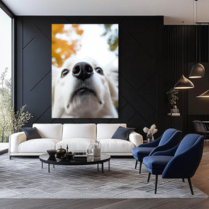 Close Up Dog Art