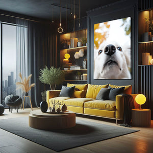 Close Up Dog Art