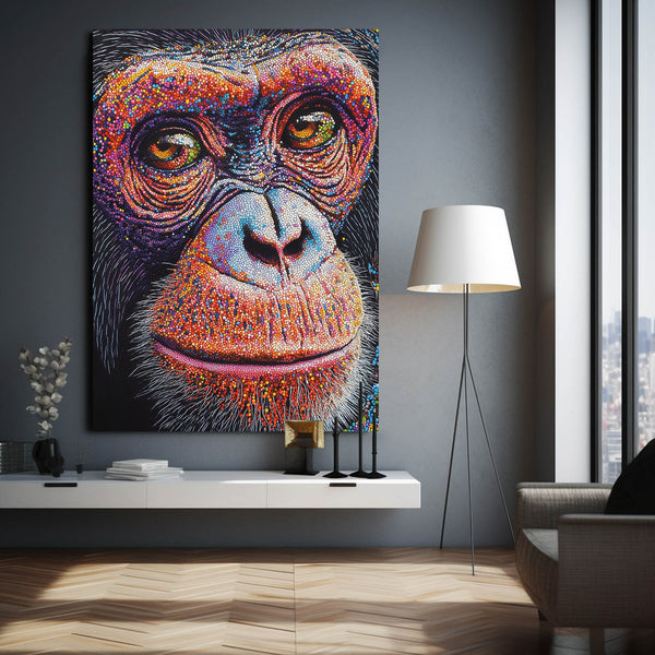 Close Up Monkey Art