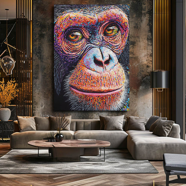 Close Up Monkey Art