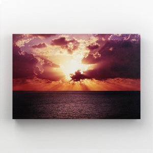 Clouds With Sunset Art | MusaArtGallery™