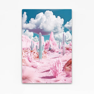Cloudy Cactus Art