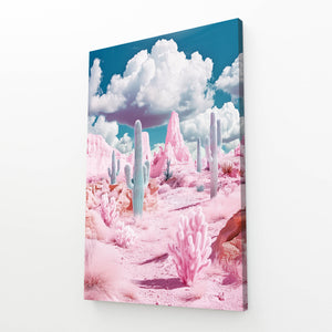 Cloudy Cactus Art