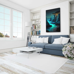 Coastal Abstract Canvas Wall Art | MusaArtGallery™
