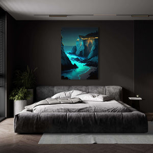 Coastal Abstract Canvas Wall Art | MusaArtGallery™